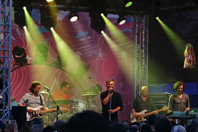 Kapela MIG 21 koncertovala ve Vyškově v pátek 30. července.