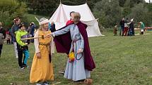 Na chvíli ve středověku se o třetím zářijovém víkendu ocitli návštěvníci akce nazvané Středověk pro všechny v Hodějicích.