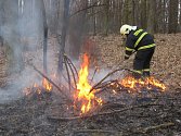 Vyškovsko brzy pokryjí zčernalé plochy od vypalování trávy. Oheň však lidé často neuhlídají. Varování hasičů desítky zahrádkářů vůbec neberou vážně.