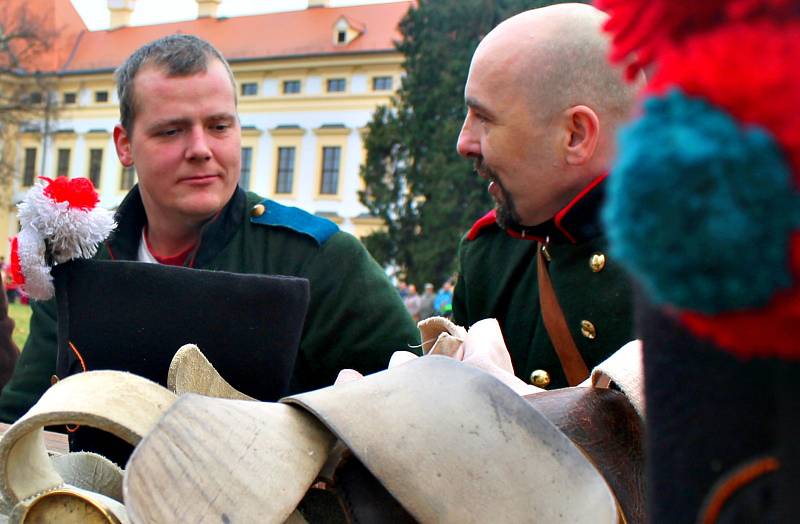 Slavkovští znovu připomněli rok 1805, kdy francouzské jednotky pod vedením císaře Napoleona porazily tehdejší kontinentální velmoci Rakousko a Rusko.