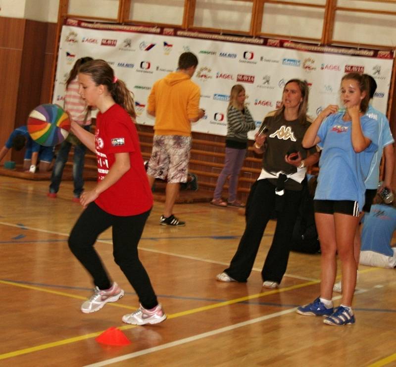 V Bučovicích proběhlo okresní kolo OVOV za účasti bronzové olympioničky a mistryně světa v trojskoku Šárky Kašpárkové. 