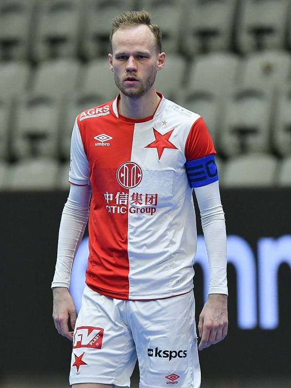 Kapitán futsalové Slavie Praha Jan Homola je od loňska v seznamu střelců české reprezentace.