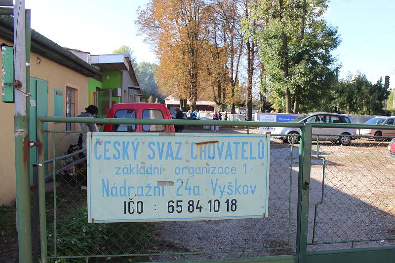 Chovatelská okresní soutěžní výstava ve Vyškově.