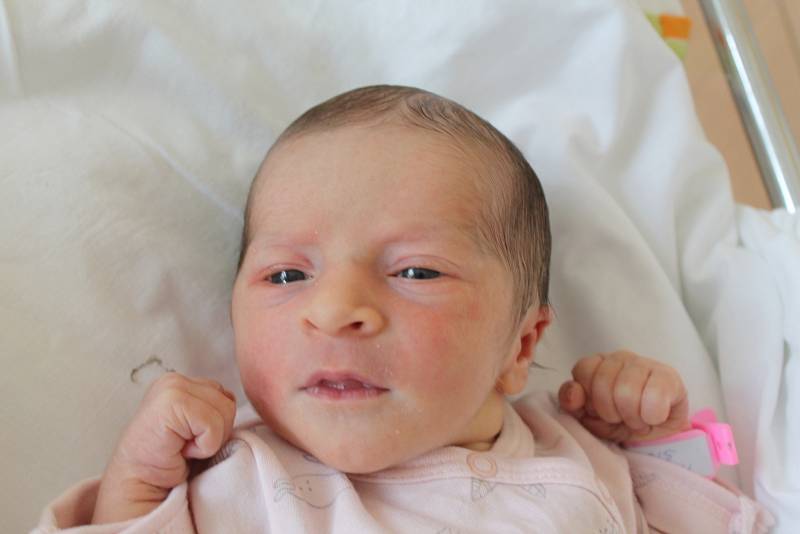 Stella Hermanová, 48 cm, 3 220 g, 3. října 2017, Vyškov, Nemocnice Vyškov