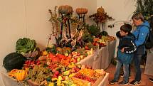V bývalých zámeckých konírnách ve Slavkově u Brna se konala oblastní výstava ovoce a zeleniny.