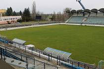 Fotbalový stadion v Drnovicích. Ilustrační foto.