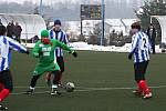 V B skupině zimního turnaje v Brně-Líšni remizovali fotbalisté Šaratic s Rapoticemi 1:1.