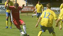 V B skupině I. A třídy prohráli fotbalisté MSK Břeclav B doma s Dražovicemi 0:7.