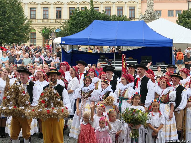 Jihomoravské dožínky se ve Vyškově konaly znovu po čtrnácti letech.