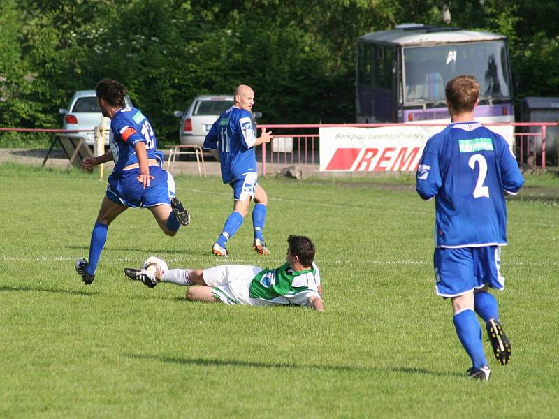 Fotbalisté Rousínova porazili Boskovice 3:1.