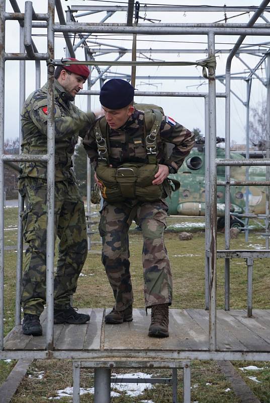 Kadeti z Francie vyrazili do Vyškova už počtvrté. Foto: nadpraporčík Jaroslav Losenický