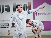 Michal Klesa, kapitán fotbalistů MFK Vyškov oslavil čtyřicítku.