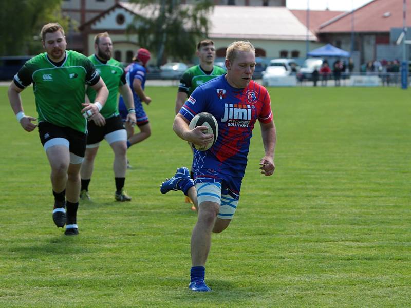 V utkání o konečné páté místo v letošní extralize porazili ragbisté Jimi Vyškov Dragon Brno 38:12.