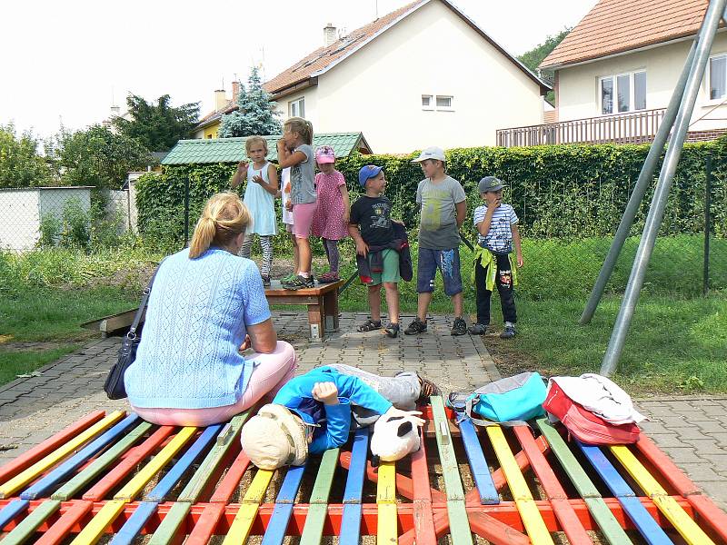 Letos již počtvrté pořádali ve Vážanech nad Litavou přívesnický tábor.