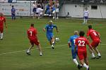 Exhibiční vzpomínkový fotbalový zápas mezi hráči původního Boby Brno a FC Petra Drnovice na drnovickém stadionu.