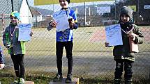 Na dvou frontách závodili atleti Orla Vyškov. V Kuřimi o body do Orelské bežecké ligy, v Porubě o medaile v prestižním mládežnickém mítinku Kids Athletics Poruba 2020.