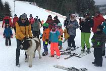Den na lyžích s Moravskoslezským krajem na Bílé v Beskydech v sobotu 4. února 2023.