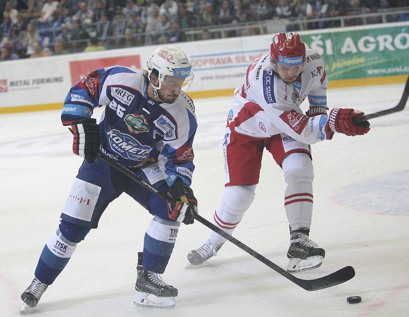 Utkání 1. kola hokejové extraligy: HC Kometa Brno - HC Oceláři Třinec (8. září 2017)