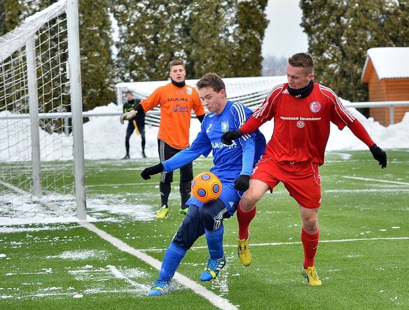 Fotbalisté Třince si v přípravném utkání snadno poradili s divizními Petrovicemi 8:0. 