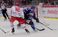 Zápas 23. kola hokejové extraligy Oceláři Třinec - Rytíři Kladno, který se hrál 28. listopadu 2023 ve Werk Areně.