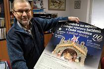 Tiskař z Frýdku-Místku chystá na 26. a 27. prosince do 8. ZŠ největší českou výstavu betlémů z jediné soukromé sbírky, 20. 12. 2023.