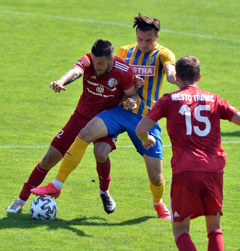 Třinečtí fotbalisté hráli s Opavou 1:1.