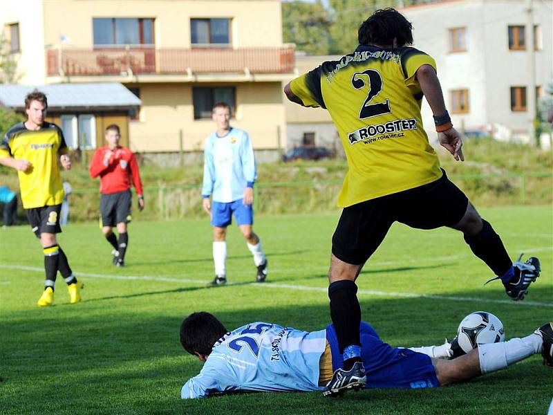 Tým Oldřichovic se nadále trápí a na své body v I. B třídě čeká. O víkendu prohrály Oldřichovice na hřišti Dobré 1:3.