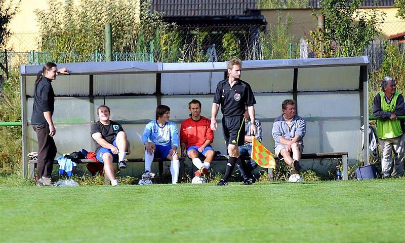 Tým Oldřichovic se nadále trápí a na své body v I. B třídě čeká. O víkendu prohrály Oldřichovice na hřišti Dobré 1:3.