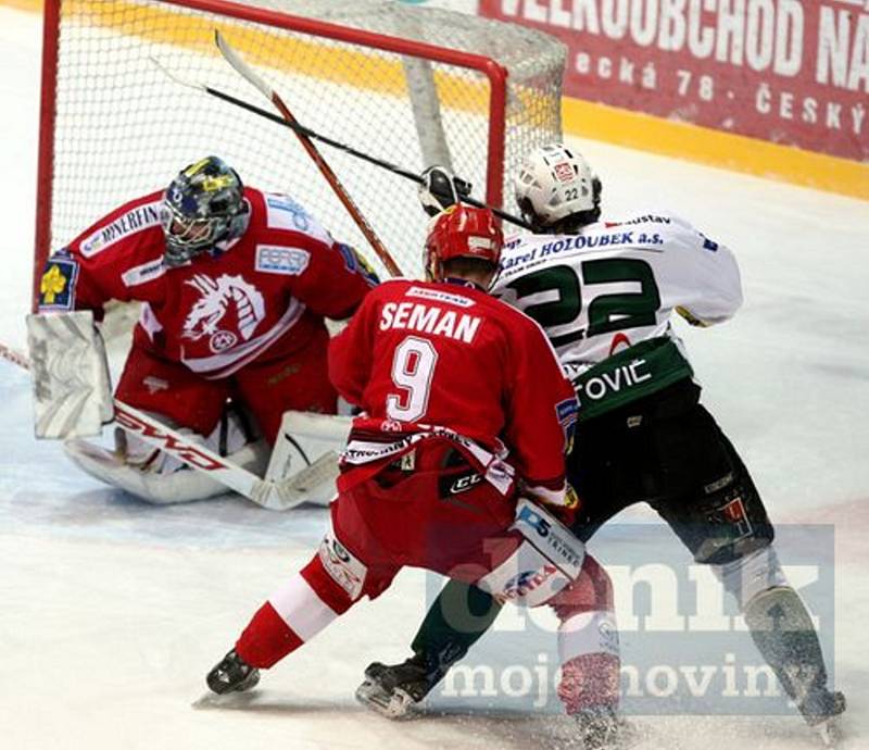 O2 Extraliga – 49. kolo: Třinec - Karlovy Vary 2:4