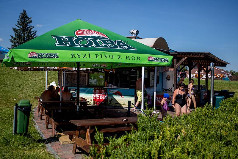 Letní aquapark Olešná, 30. července 2020 ve Frýdku-Místku.