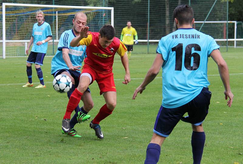 Divizní fotbalisté 1. BFK Frýdlant nad Ostravicí prohráli podruhé v řadě, když nestačili doma na Jeseník 0:2.