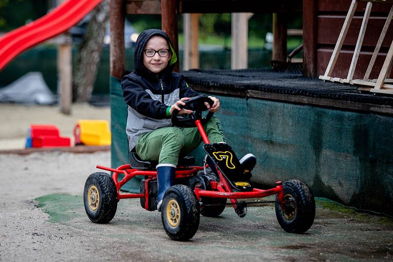 Dětský letní a lanový park, 18. července 2020 v Bílé.