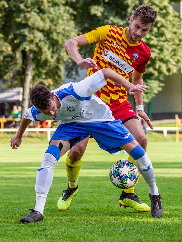 Fotbalisté Frýdlantu v utkání s Novým Jičínem