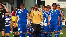 V souboji dvou reprezentačních výběrů fotbalistů do 18 let se nakonec z výhry nad Slovenskem radovali mladí Maďaři 1:0. 