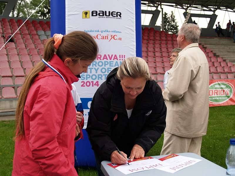 I přes nepřízeň počasí se třinecká část Čokoládové tretry vydařila. Punc velikosti navíc přidala i bývalá československá reprezentantka Taťána Netoličková-Kocembová.