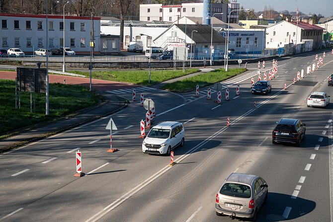ŘSD zprovoznily mosty na Beskydské, 20. března 2024, Frýdek-Místek.