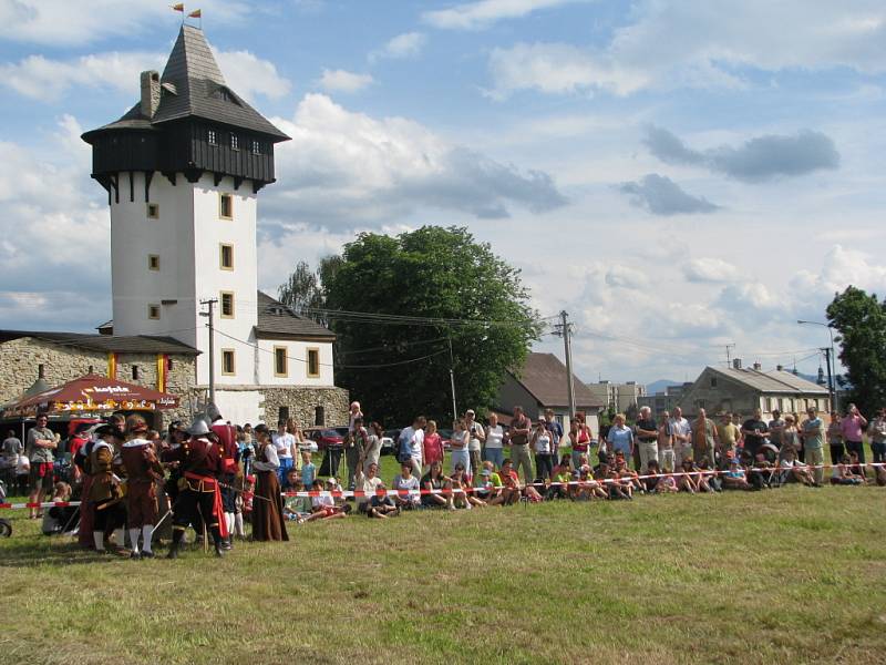 Historická bitva z období třicetileté války se konala na poli před penzionem Hrad Dona Quijotte ve Frýdku.