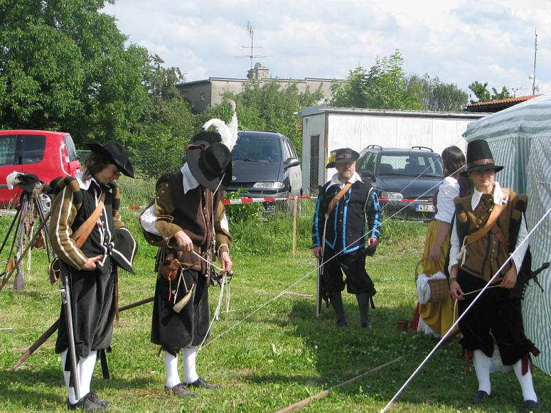 Historická bitva z období třicetileté války se konala na poli před penzionem Hrad Dona Quijotte ve Frýdku.