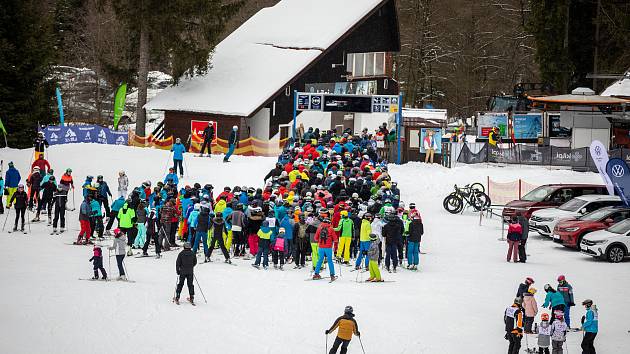 Den na lyžích s Moravskoslezským krajem, sobota 5. února 2022 ve Ski areálu Bílá.