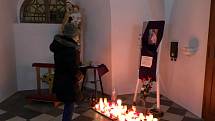 Bohoslužba na památku zavražděného varhaníka a na ochranu proti zlu ve Frýdlantě nad Ostravicí,  7. prosince 2022.