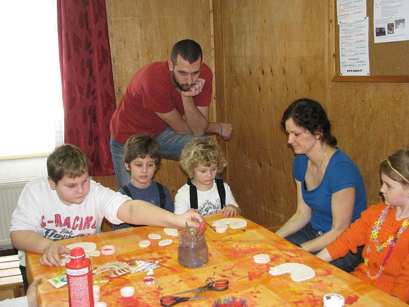 Velikonoční dopoledne měli už tuto sobotu ve Středisku volného času Klíč.