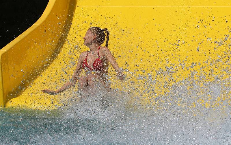 Aquapark Olešná ve Frýdku-Místku, sobota 19. června 2021.