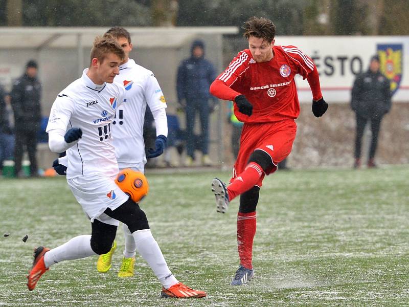 Přípravný zápas třineckých fotbalistů. 