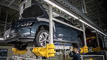 Automobilka Hyundai oslaví první výročí zahájení sériové výroby modelu Hyundai Kona Electric, 15. března 2021 v Nošovicích.
