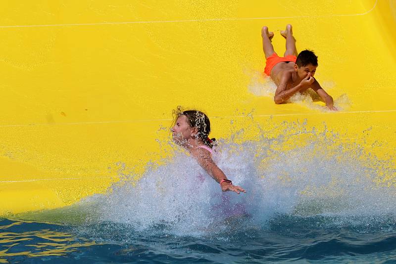 Aquapark Olešná ve Frýdku-Místku, sobota 19. června 2021.