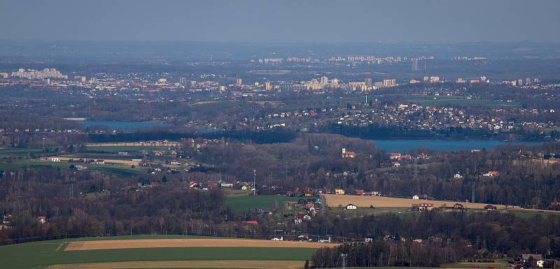 Cesta na Prašivou, 10. dubna 2020 v Beskydech.