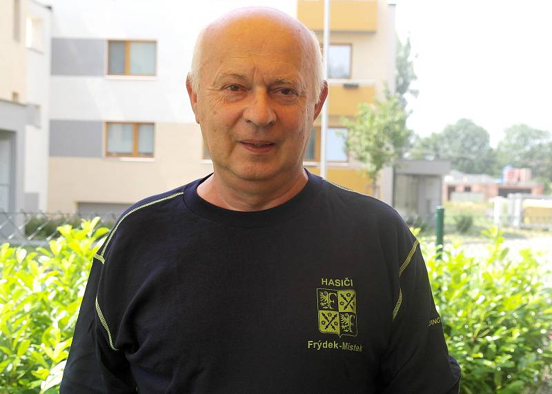 Člen výjezdové jednotky SDH Frýdek Vladimír Dužík vzpomínal na povodně v červenci 1997, 1.7. 2022.