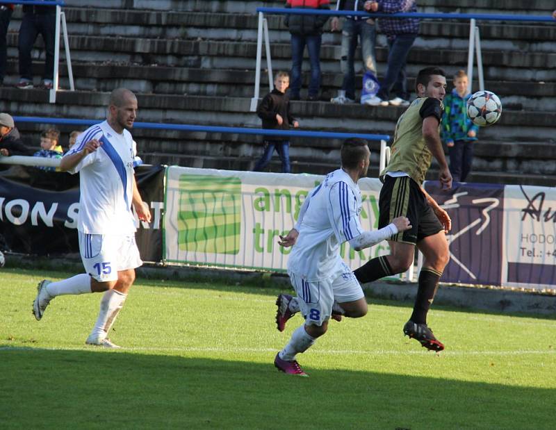 Fotbalisté Frýdku-Místku zdolali na domácím trávníku dalšího z favoritů na postup do první ligy, když díky gólu Vašendy vyhráli nad Znojmem 1:0. 