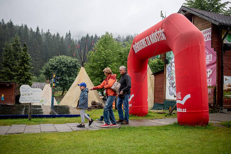 Dětský letní a lanový park, 18. července 2020 v Bílé.