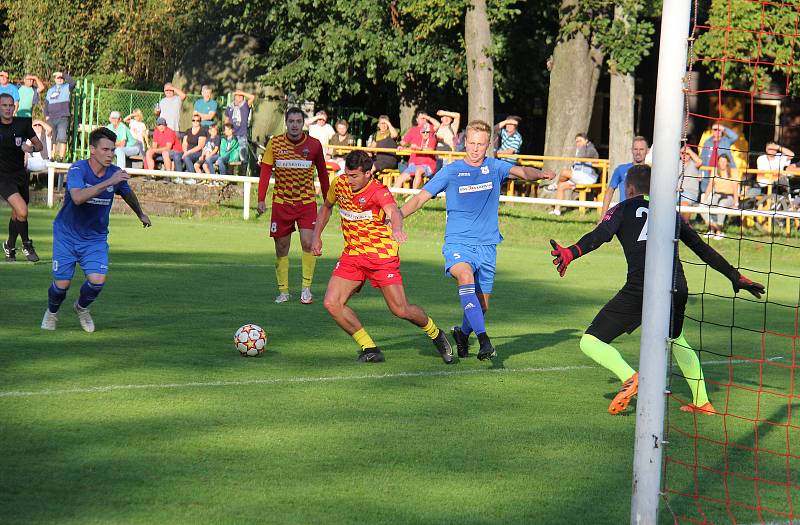 Zápas 5. kola MSFL Frýdlant nad Ostravicí - Kvítkovice 3:3.